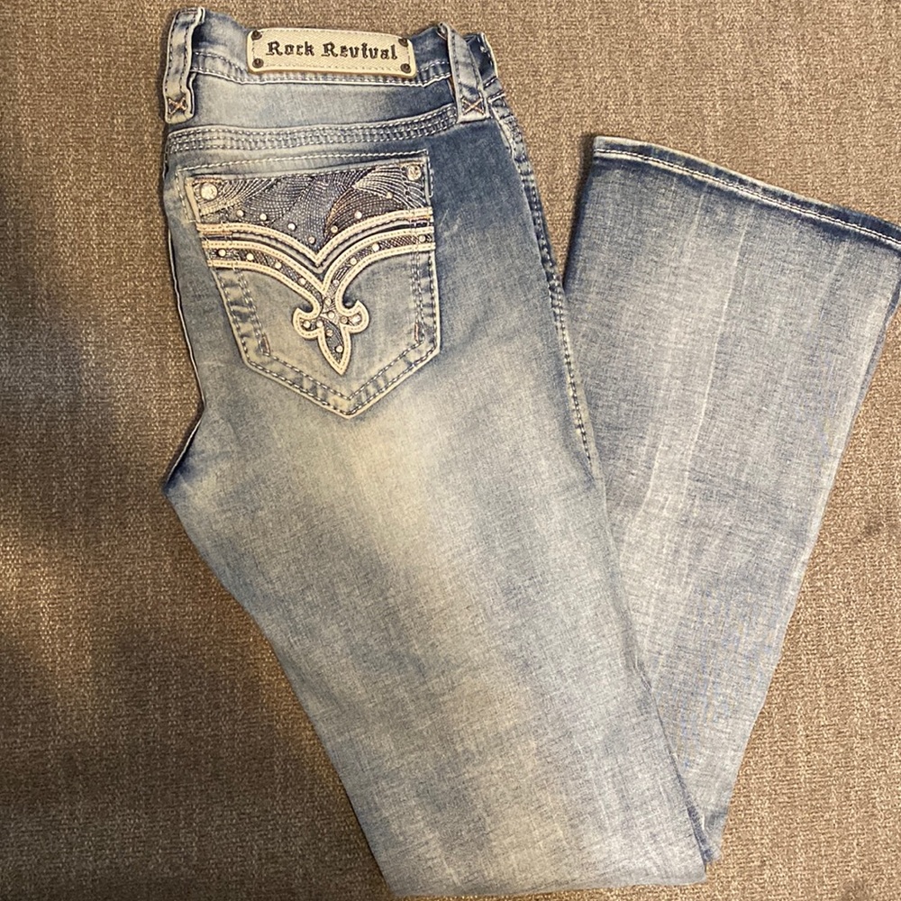 Boot Cut Rock Revival Brunella Jeans